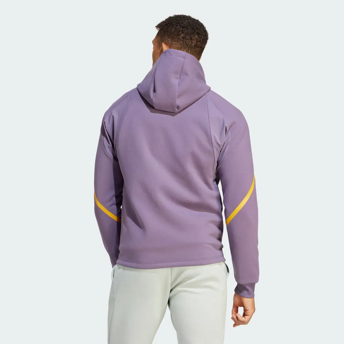 Adidas Real Madrid Designed for Gameday Full-Zip Hoodie. 3