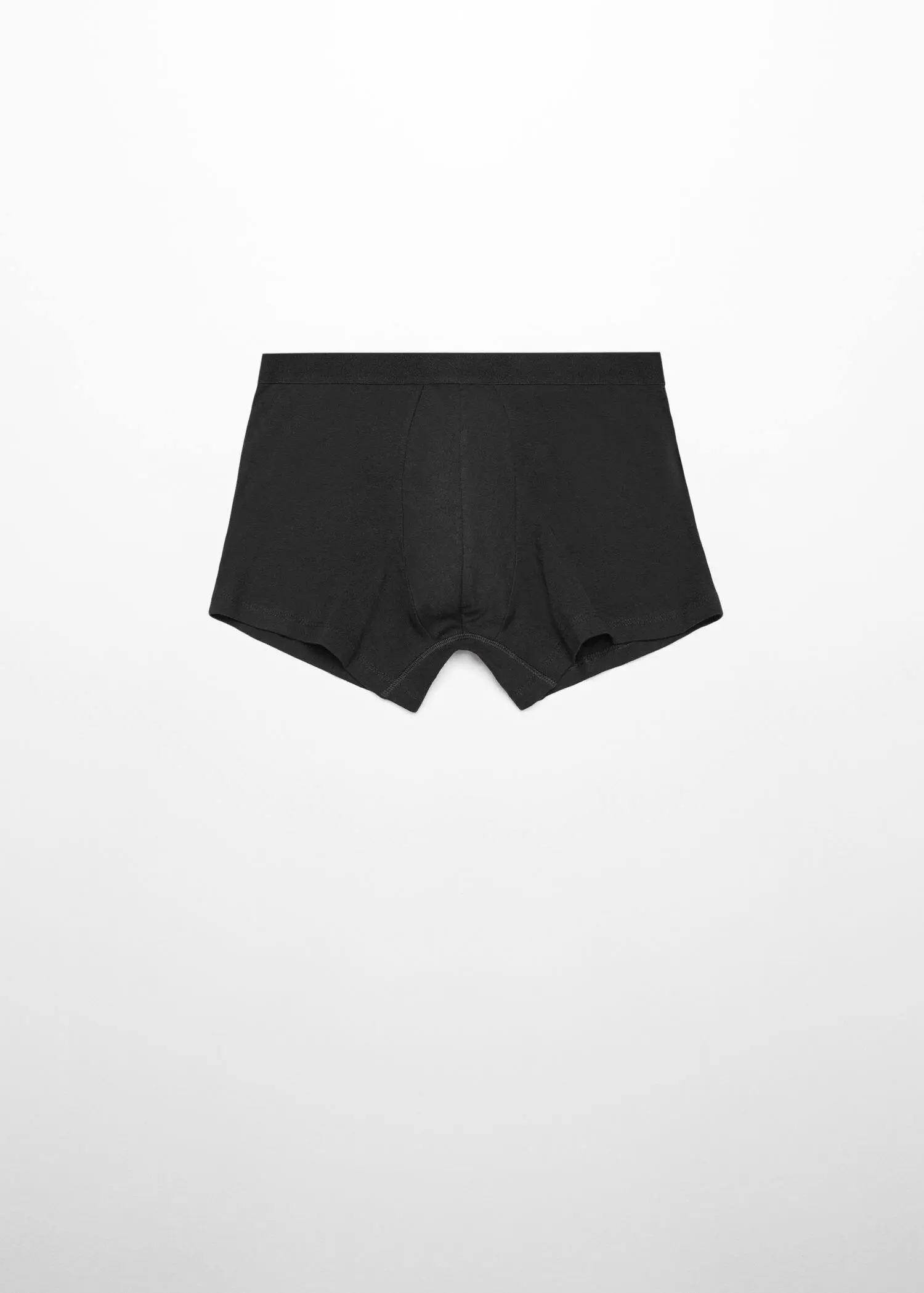 Mango 3-pack of black cotton boxer shorts. 2