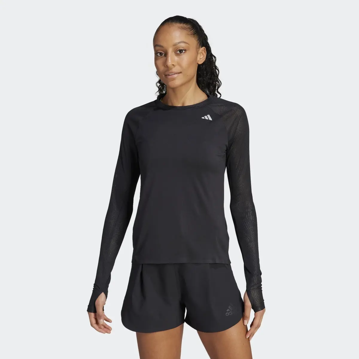 Adidas Adizero Running Long-Sleeve Top. 2