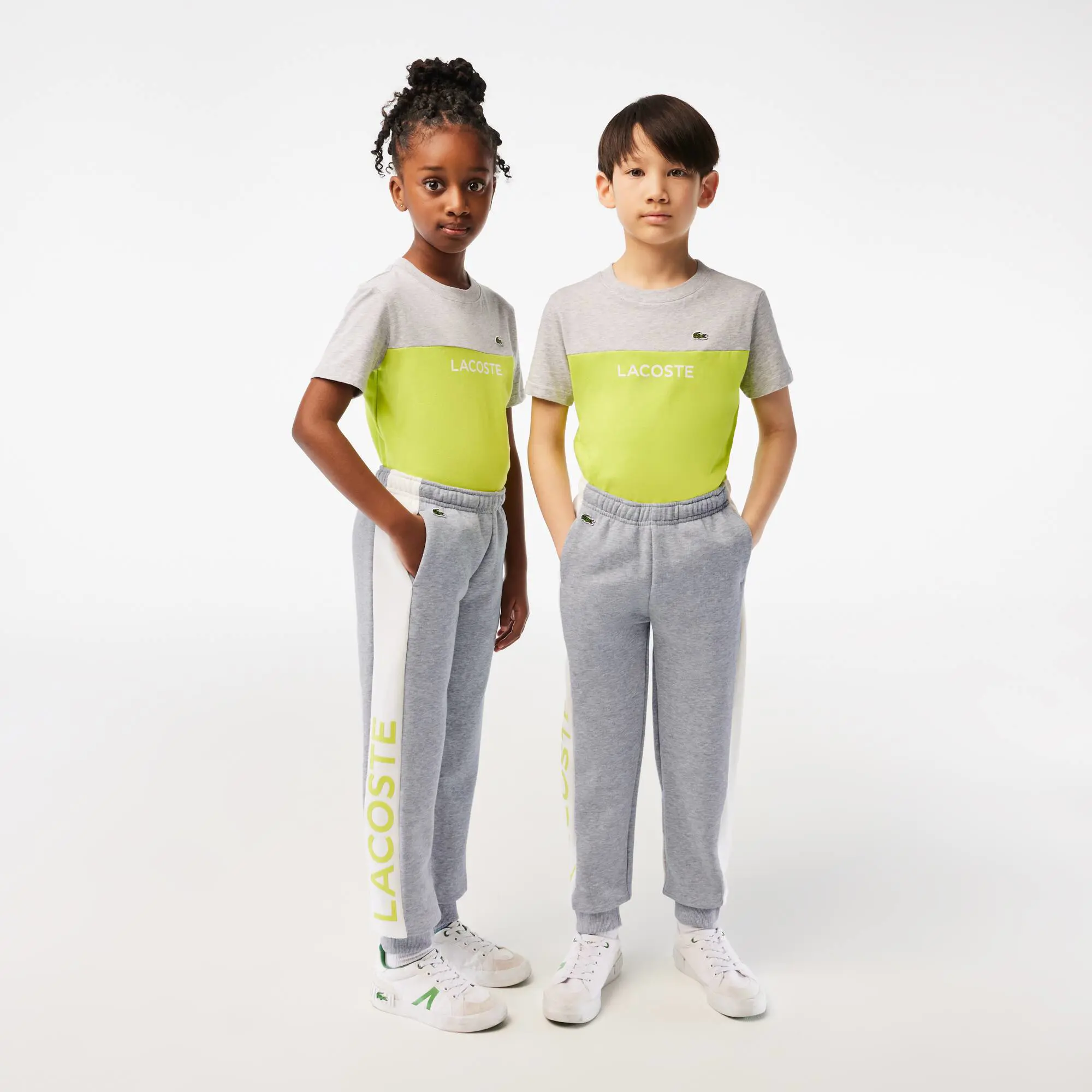 Lacoste Kids’ Lacoste Organic Cotton and Recycled Polyester Track Pants. 1