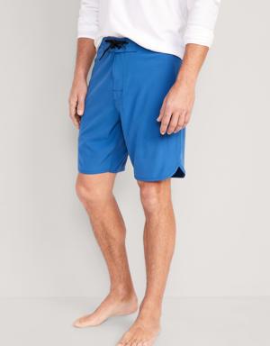 Solid Board Shorts -- 8-inch inseam blue