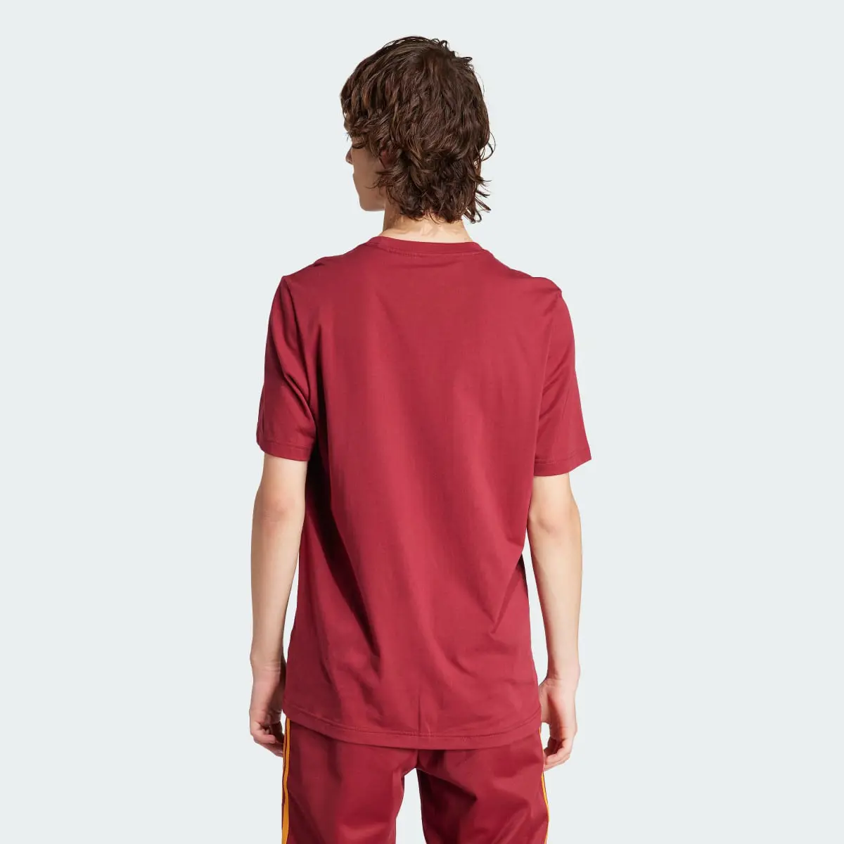 Adidas AS Roma Essentials Trefoil T-Shirt. 3