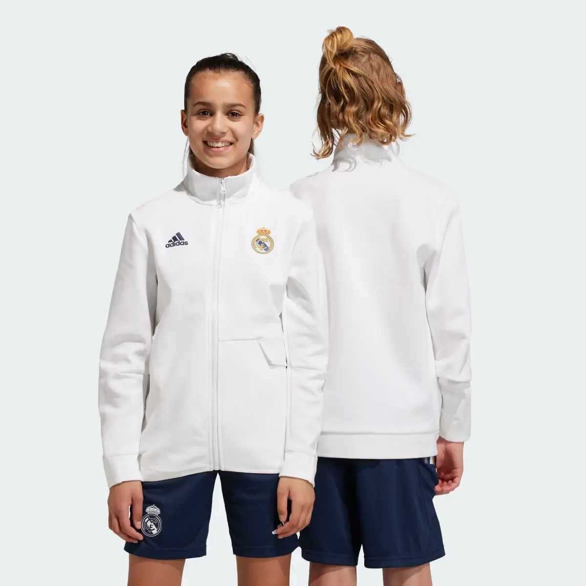 Adidas Veste Real Madrid Anthem Enfants. 2