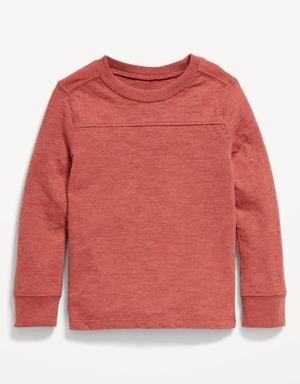 Long-Sleeve Slub-Knit T-Shirt for Toddler Boys multi
