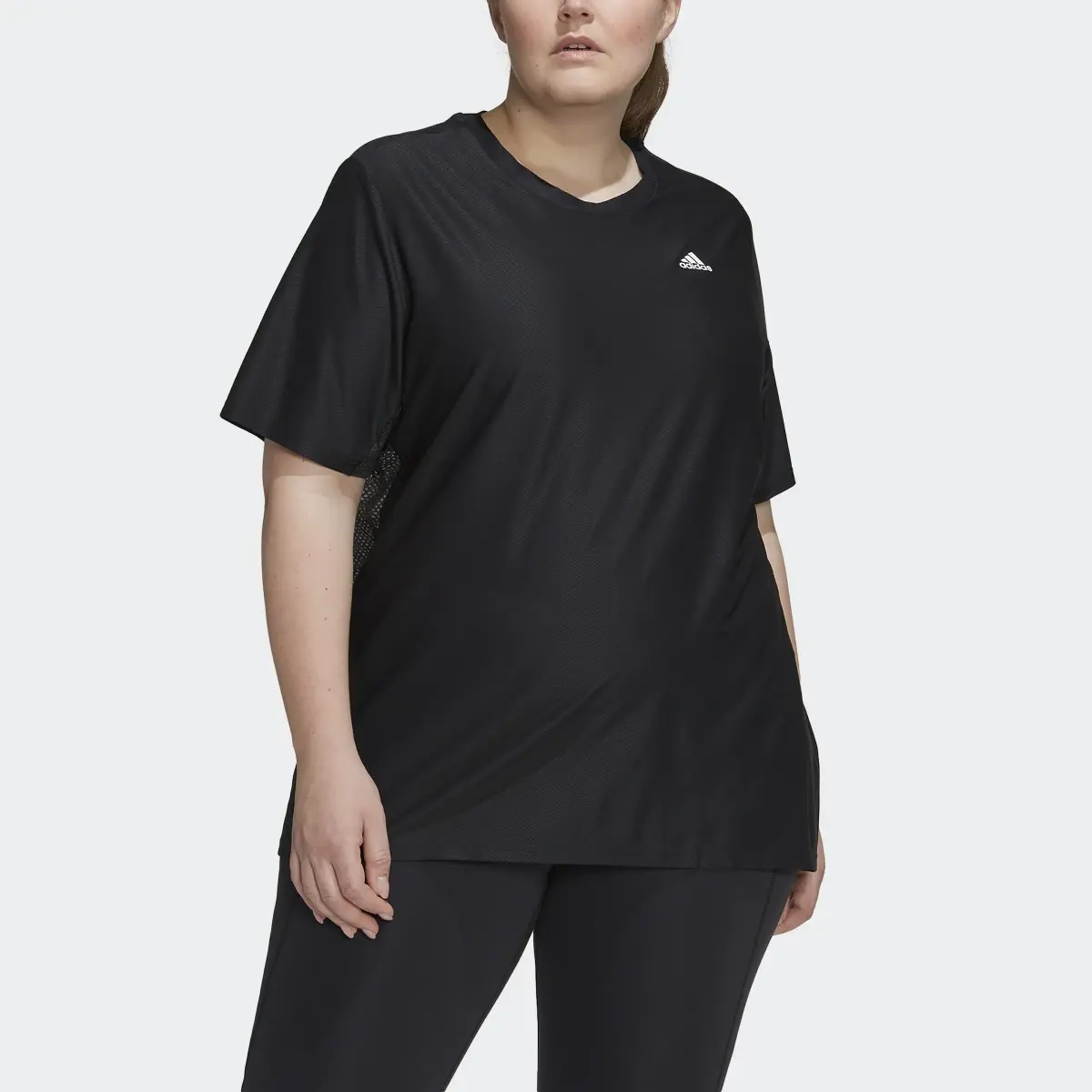 Adidas T-shirt Runner (Plus Size). 1