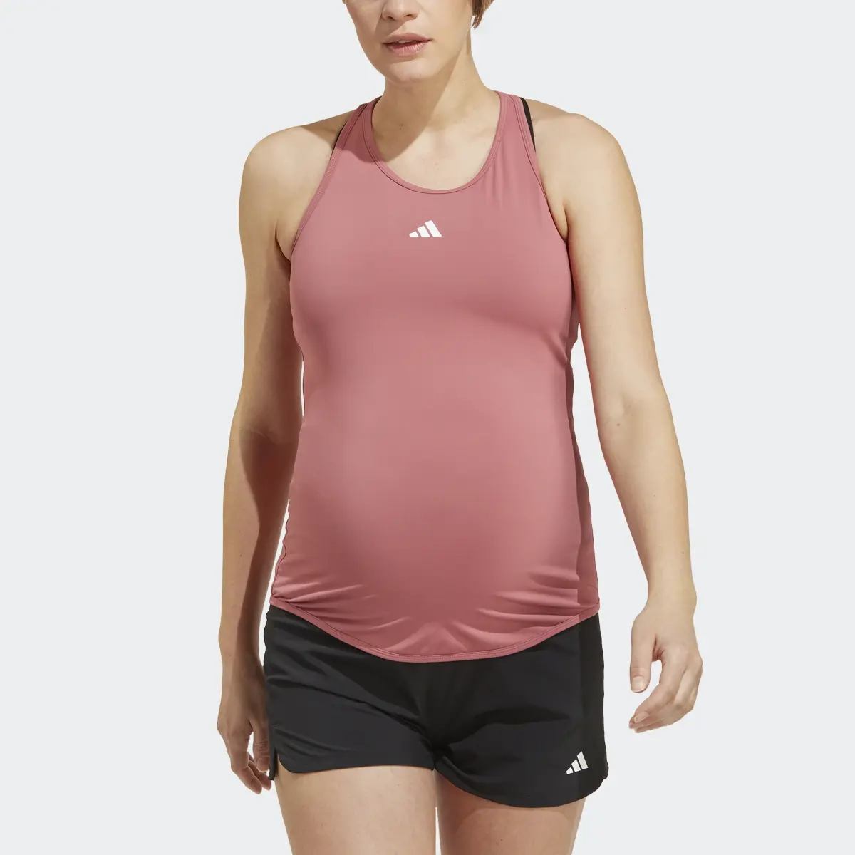 Adidas AEROREADY Train Essentials Slim-Fit Tank Top (Maternity). 1