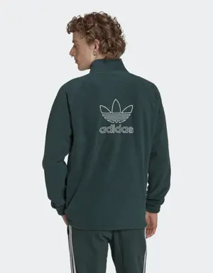 Adidas Adicolor Classics Trefoil Teddy Fleece Jacket. 3 Adidas Adicolor Classics Trefoil Teddy Fleece Jacket. 3