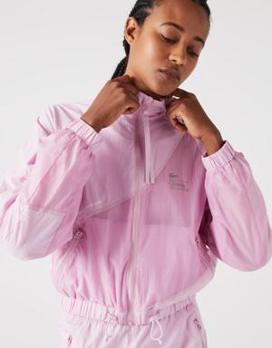 Women's Lacoste Mesh Lined Nylon Jacket