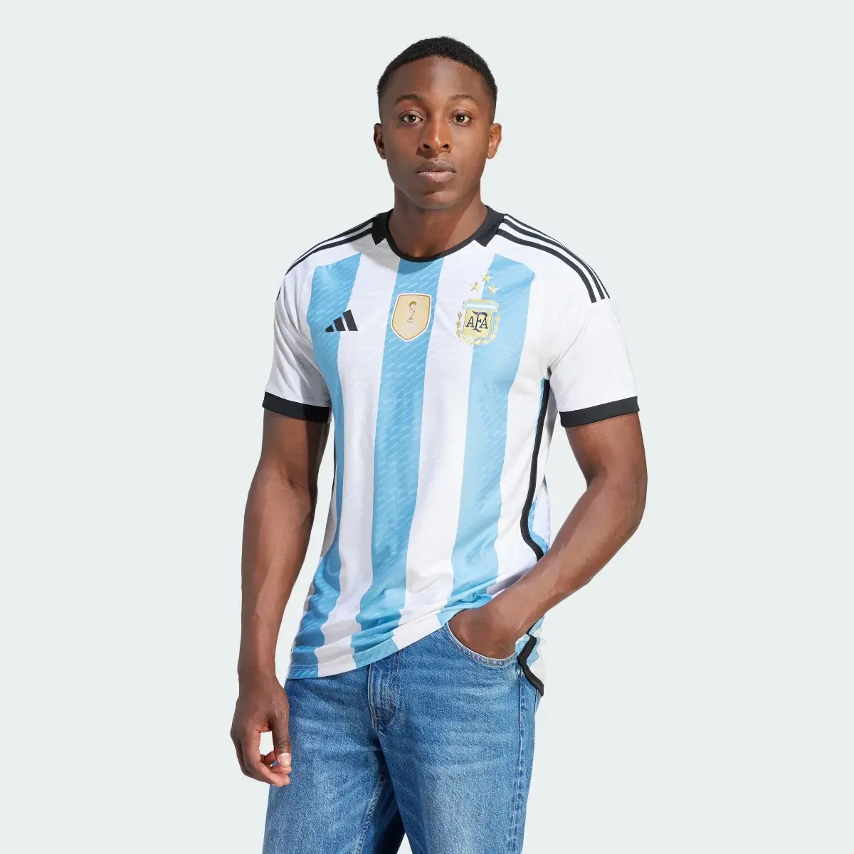 Adidas Argentina 22 3 Stars Home Authentic Jersey. 2 Adidas Argentina 22 3 Stars Home Authentic Jersey. 2