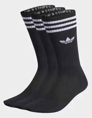 Solid Bilekli Çorap - 3 Çift