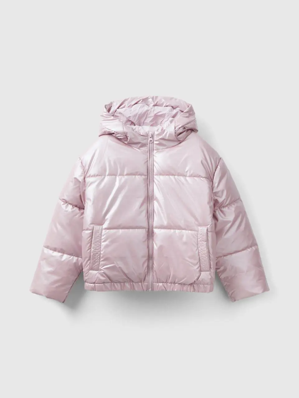 Benetton padded jacket in glossy nylon. 1