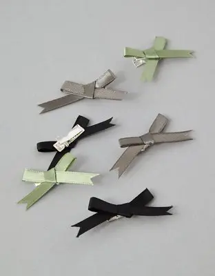 American Eagle Tiny Bow Clip 6-Pack. 1