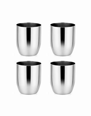 Pack of 4 Conscious Cups silver