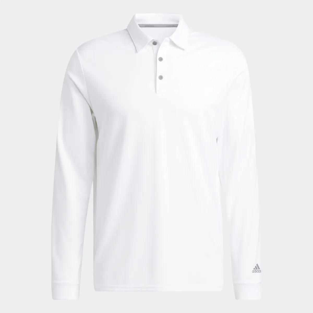 Adidas Long Sleeve Polo Shirt. 1