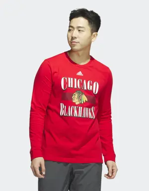 Blackhawks Playmaker Long Sleeve Tee