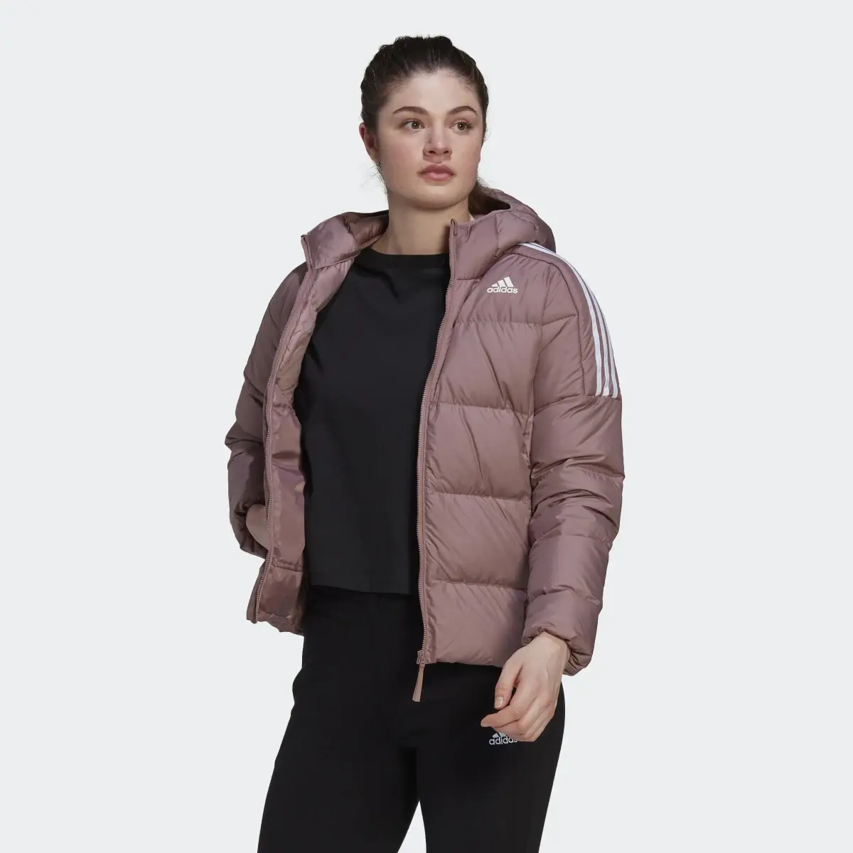 Adidas Essentials Midweight Hooded Daunenjacke. 2