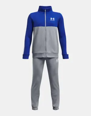 Boys' UA Knit Colorblock Tracksuit