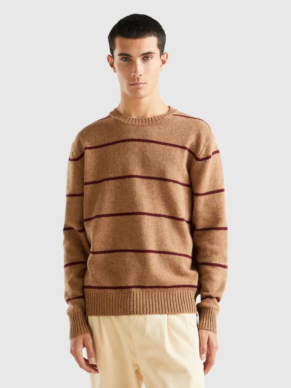 Benetton sweater in pure shetland wool. 1