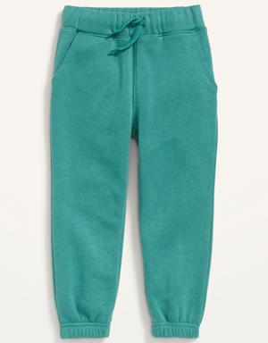 Unisex Cinched-Hem Sweatpants for Toddlers green