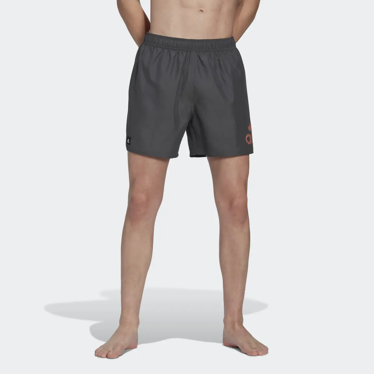 Adidas CLX Short Length Swim Shorts. 1