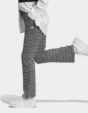 Allover adidas Graphic High-Rise Flare Pants