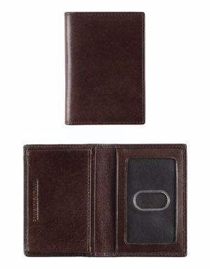 Italian Leather Bifold Card Case