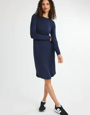 Good Feels Brushed Crewneck Dress