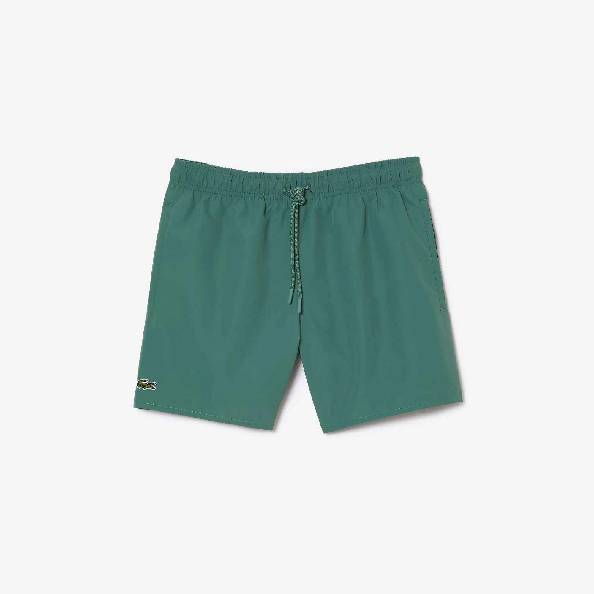 Lacoste Short de bain léger uni à séchage rapide. 2