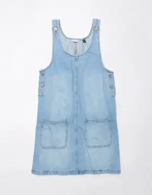 Denim Pinafore Dress