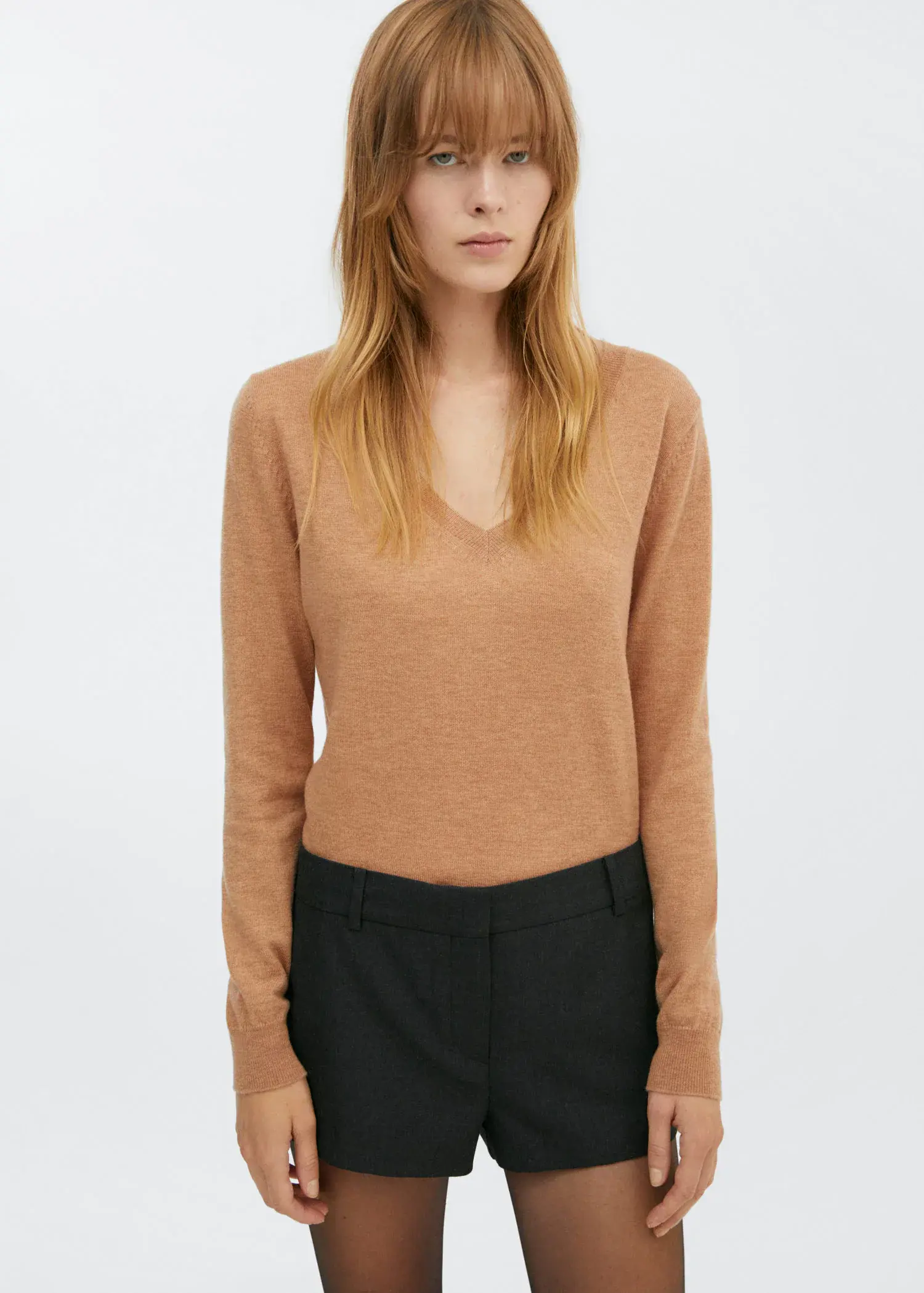 Mango V-neck wool sweater. 1