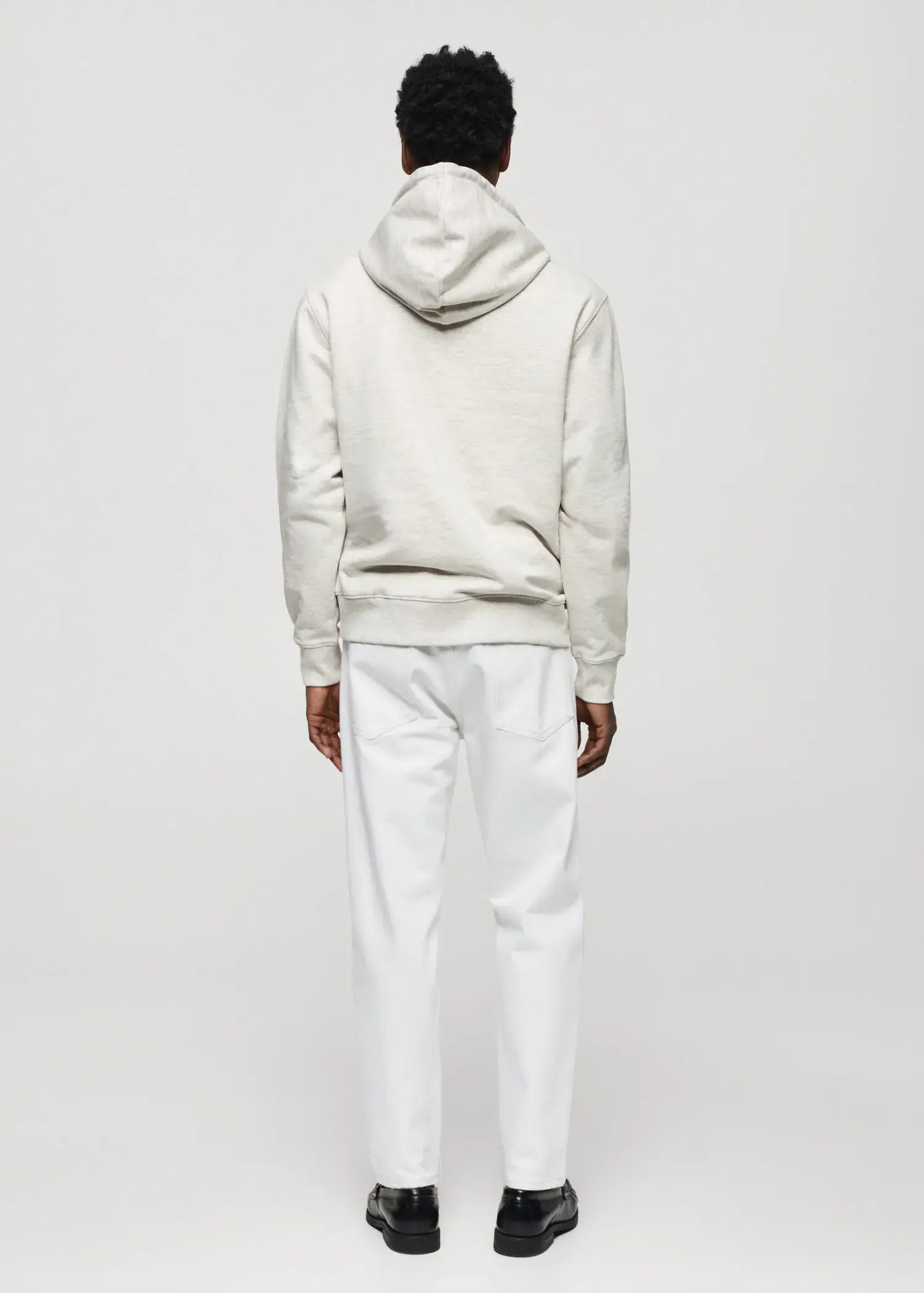 Mango Lightweight cotton hooded sweatshirt. 3