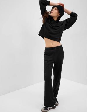 Gap Vintage Soft Seamed Wide-Leg Sweatpants black