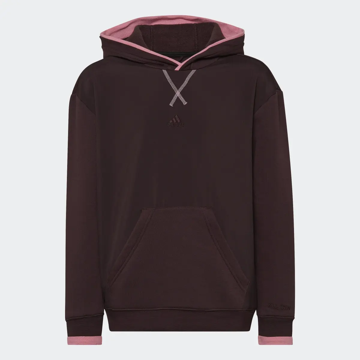 Adidas All SZN Fleece Pullover Sweatshirt. 1