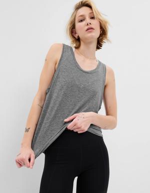 Gap Fit Muscle Tank Top gray