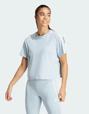 Adidas Crop top en jersey Essentials 3-Stripes. 2