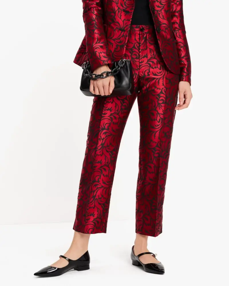 Kate Spade Flourish Swirl Brocade Pants. 1