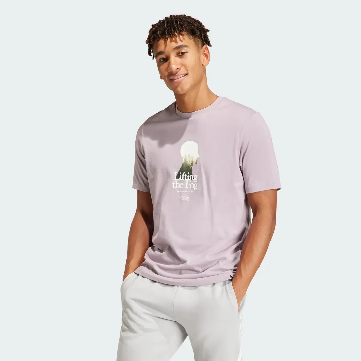 Adidas Lifting The Fog Graphic Tee Spirit of Nature. 2