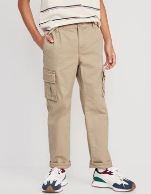 Built-In Flex Cargo Taper Pants for Boys beige