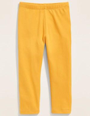 Jersey Full-Length Leggings for Toddler Girls yellow