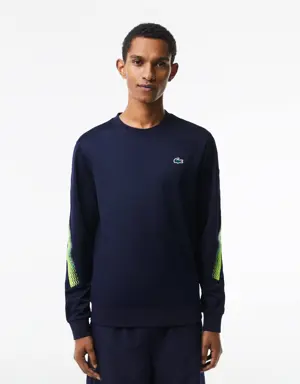 Lacoste Sweatshirt às riscas com logótipo classic fit Lacoste Tennis para homem