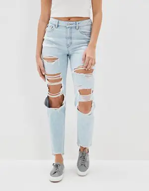 Strigid Ripped Mom Jean