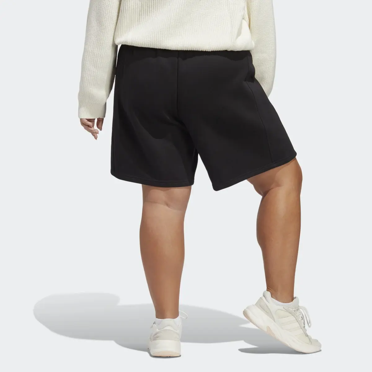 Adidas ALL SZN Fleece Shorts (Plus Size). 2