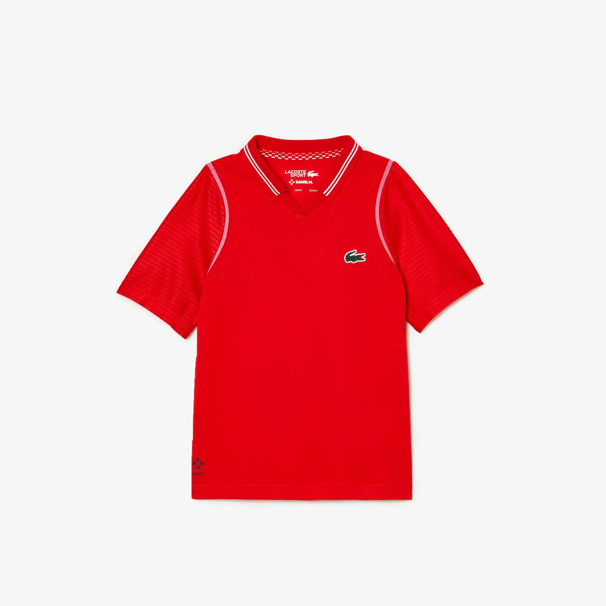Lacoste Boys’ Lacoste Tennis x Daniil Medvedev Ultra-Dry Polo Shirt. 2