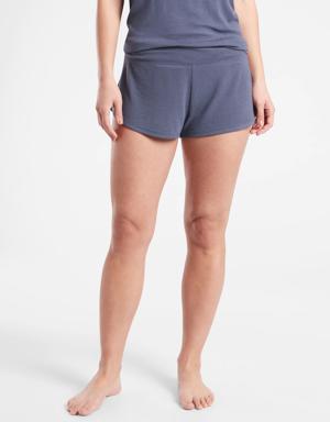 Athleta Well Rested Rib Sleep Short purple