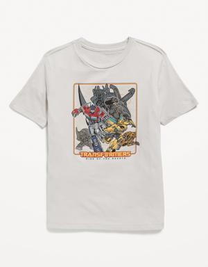 Gender-Neutral Transformers™ Graphic T-Shirt for Kids gray