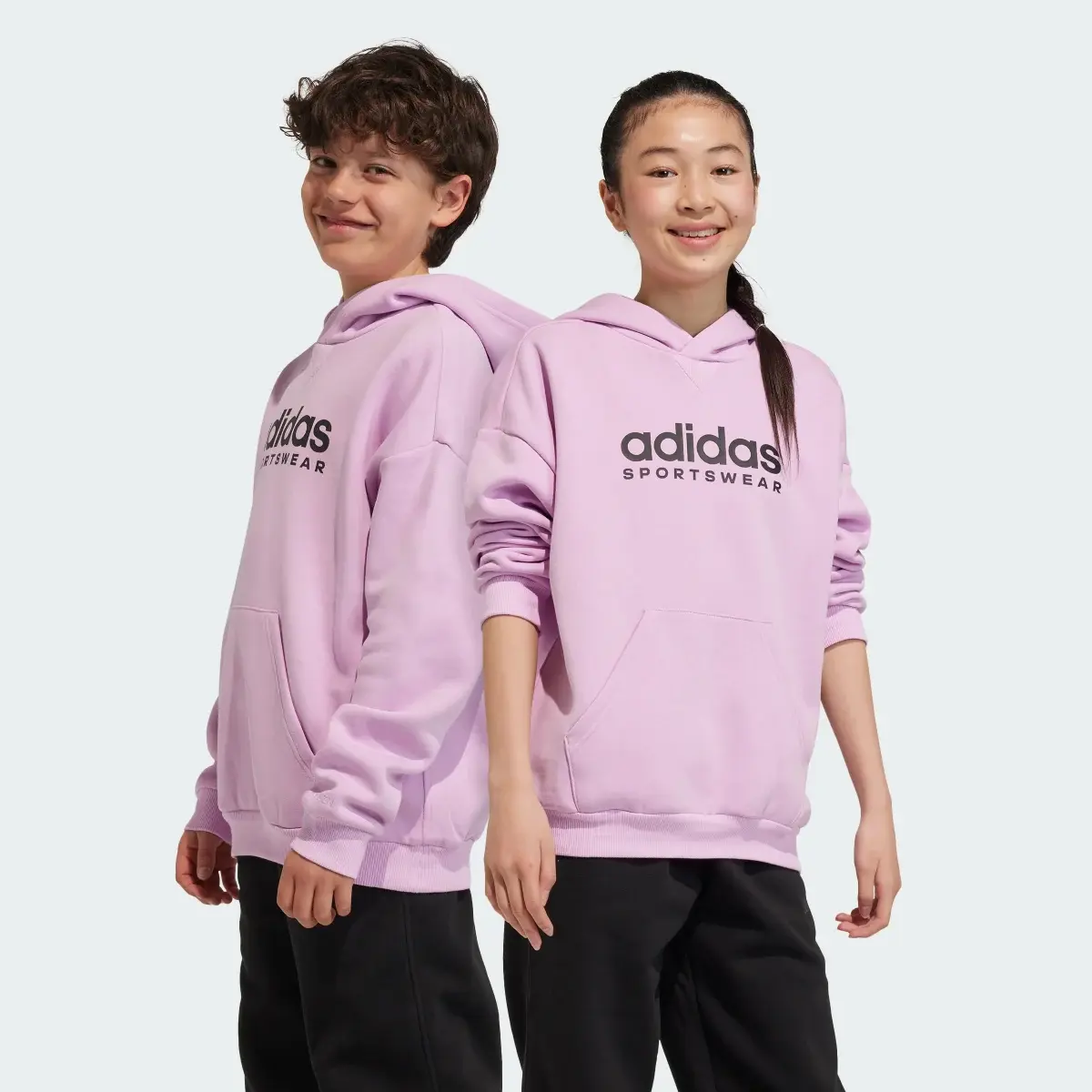 Adidas Fleece Hoodie Kids. 1