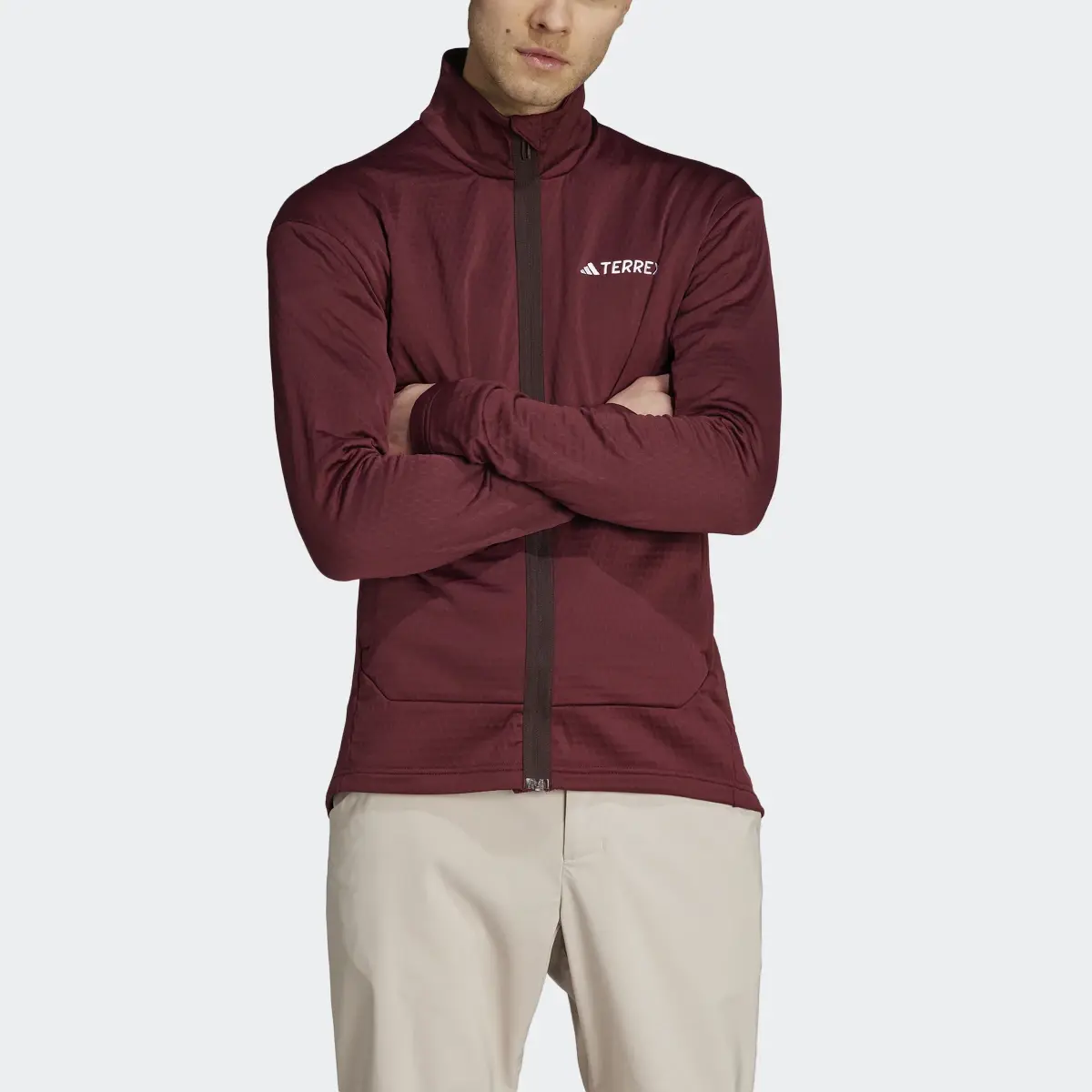 Adidas Terrex Multi Light Fleece Full-Zip Jacket. 1