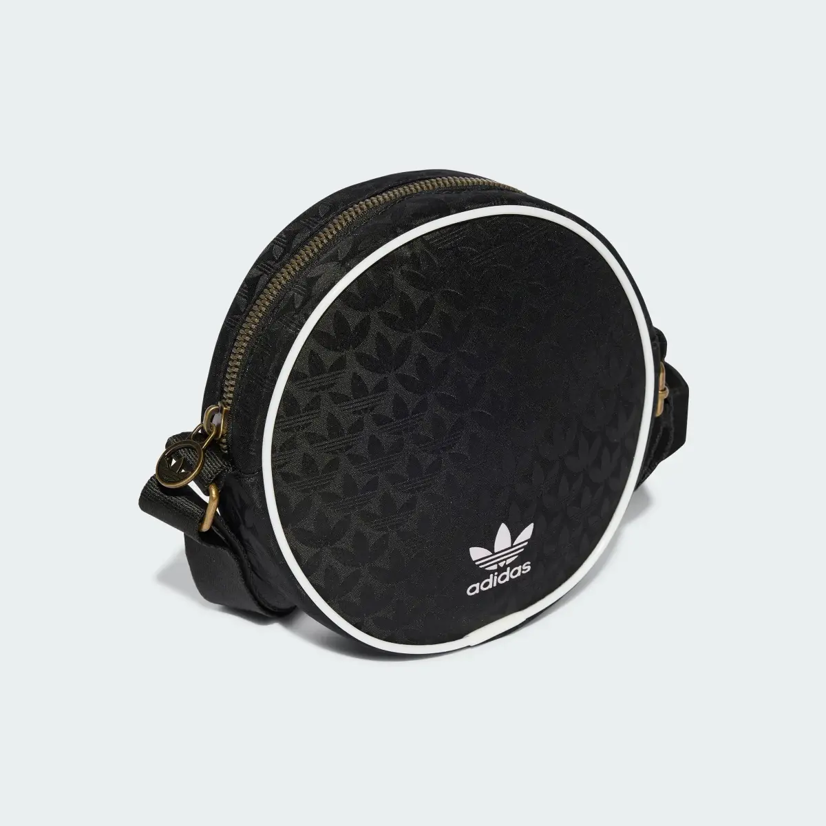 Adidas Trefoil Monogram Jacquard Round Bag. 2