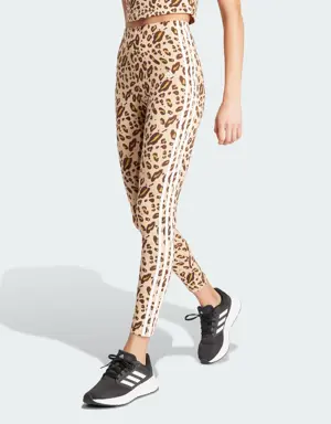 Mallas Essentials 3 Franjas Animal Print