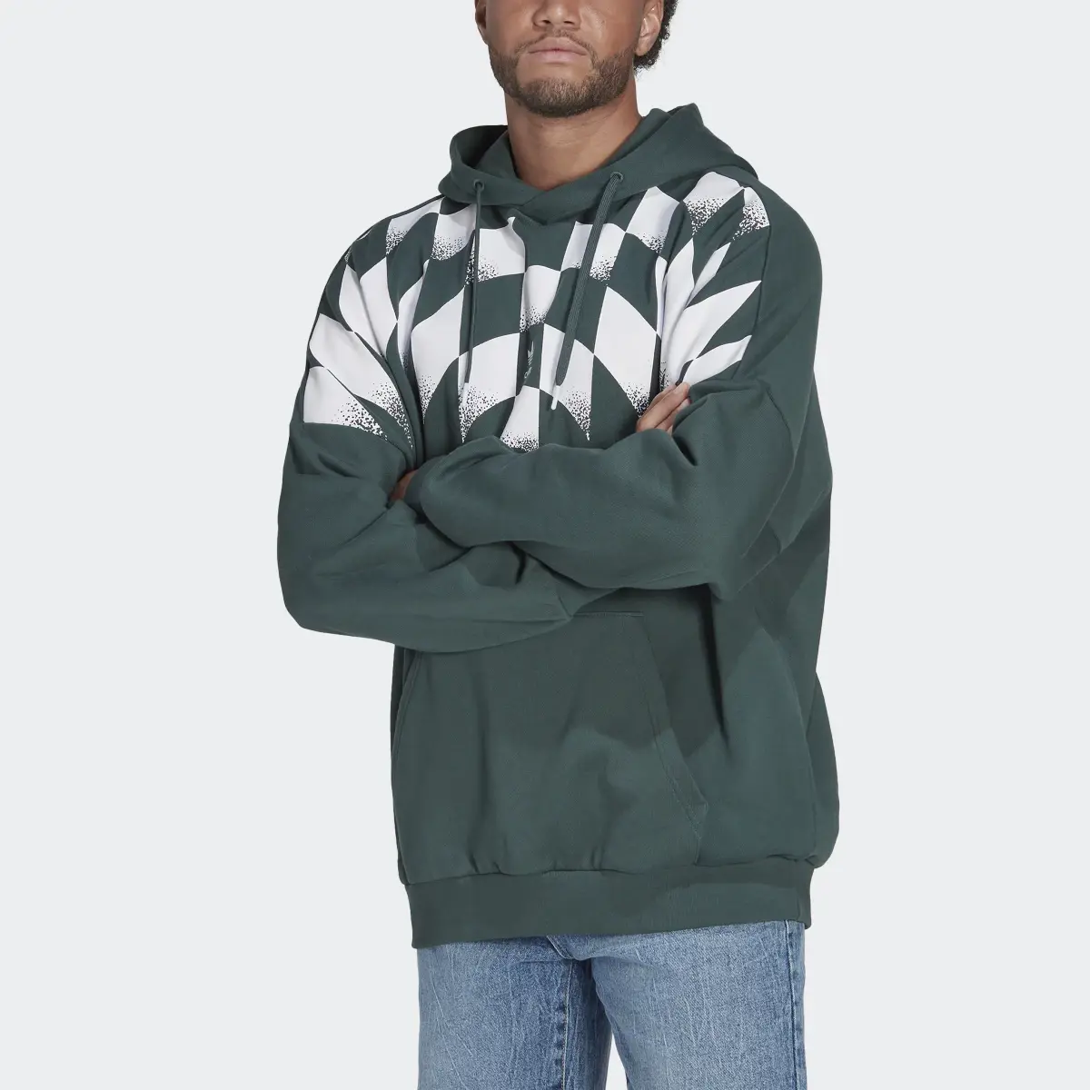 Adidas Rekive Graphic Hoodie. 1